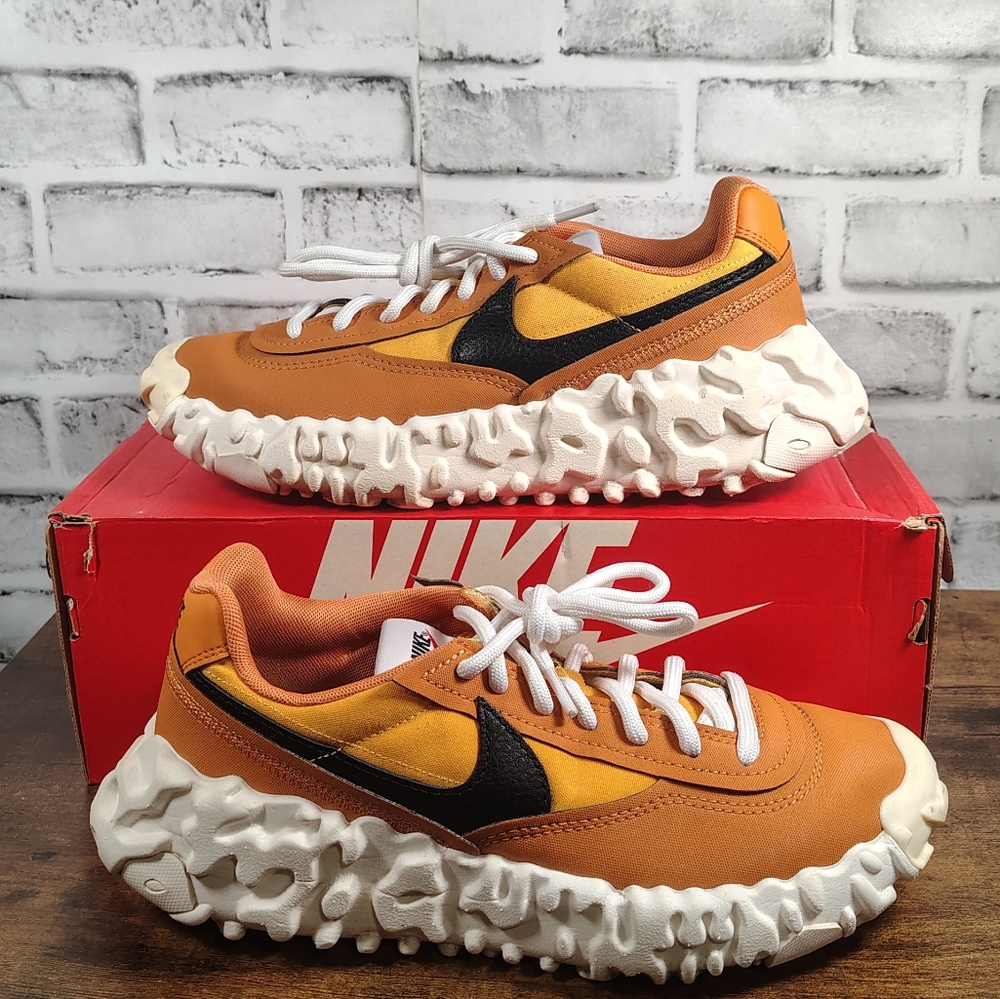 Nike Overbreak SP Hot Curry Brown Black Pollen Yellow White DC8240-800 Mens 9.5